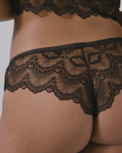 Lace Cheeky 3-Pack Black