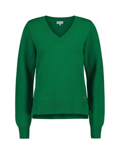 Kelly Merino Jumper Holly Green