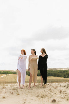 Mare Linen Long Dress White