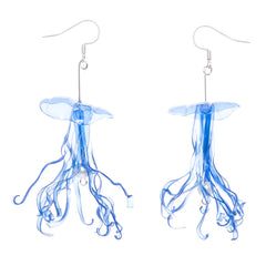 Jellyfish Drop Earrings Clear