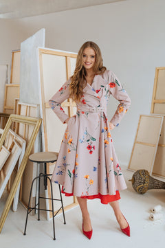 Spring Bloom Raincoat Beige
