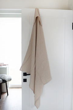 Waffle Linen Kids' Hooded Towel