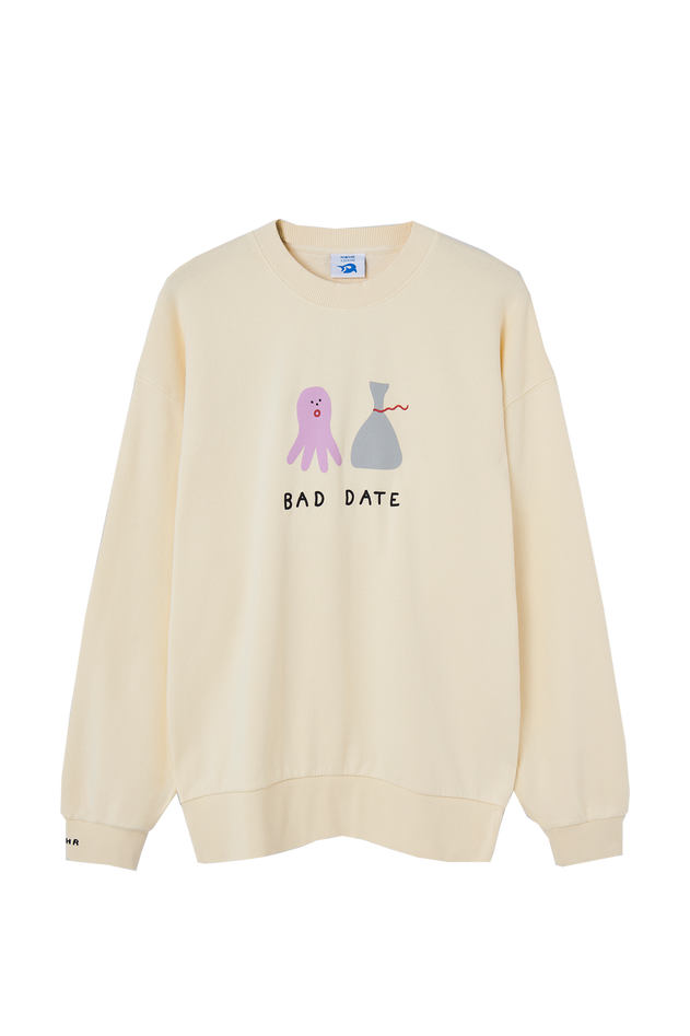 Bad Date Sweatshirt Beige