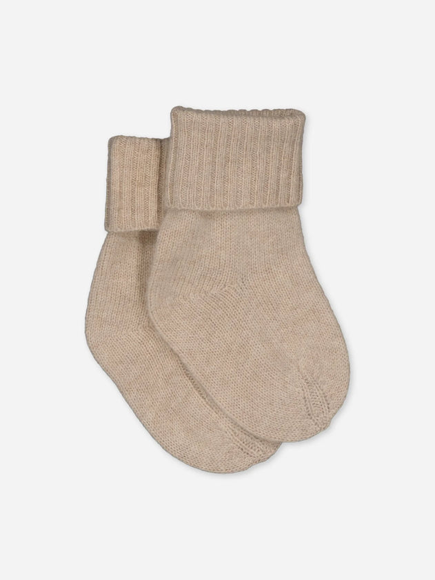 Baby's Cashmere Socks Beige