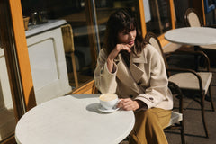Light wool jacket beige