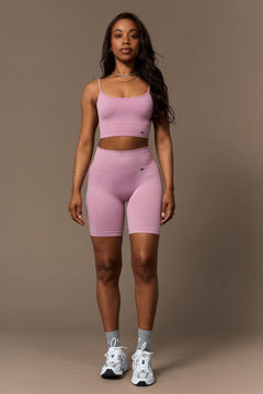 Bliss Push-Up Biker Shorts Rose