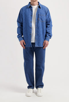 Chris Denim Shirt Medium Stone