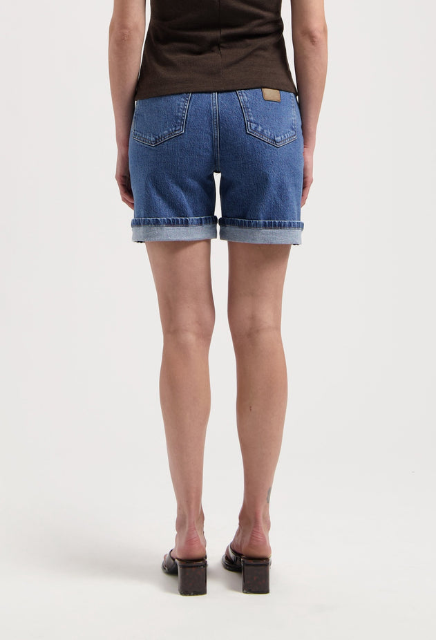 Luna Mid Denim Shorts Stone Vintage