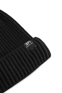 Mena Merino Beanie Black