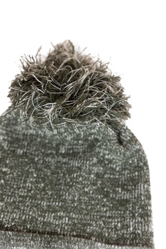 The Hemp Wool Bobble Beanie  Green