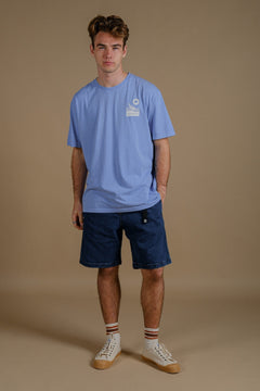 Men's The Cup Pigment T-Shirt Mediterranean Blue