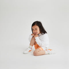 Kids' Zèta Sneakers White / Orange