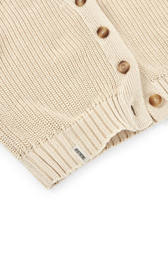 Golah Short Cardigan Natural White