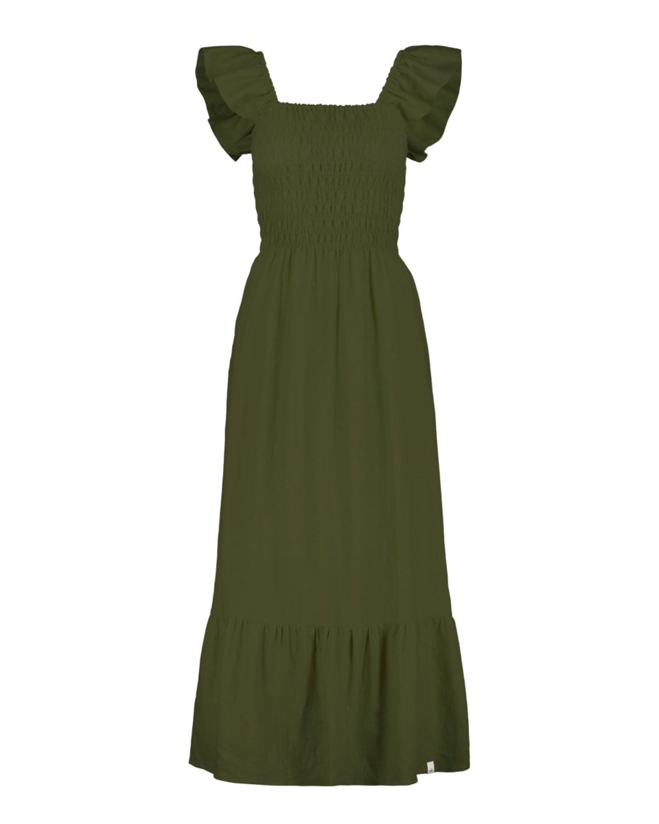Bianca Dress Olive Green - IVALO.COM