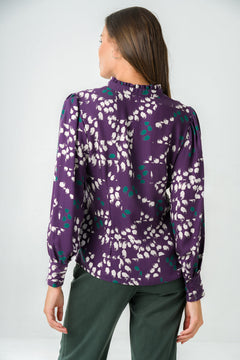 Orchidée Blouse Purple