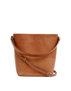 Bobbi Bucket Bag Maxi Cognac Classic Leather