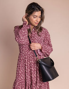 Bobbi Maxi Bucket-laukku Musta