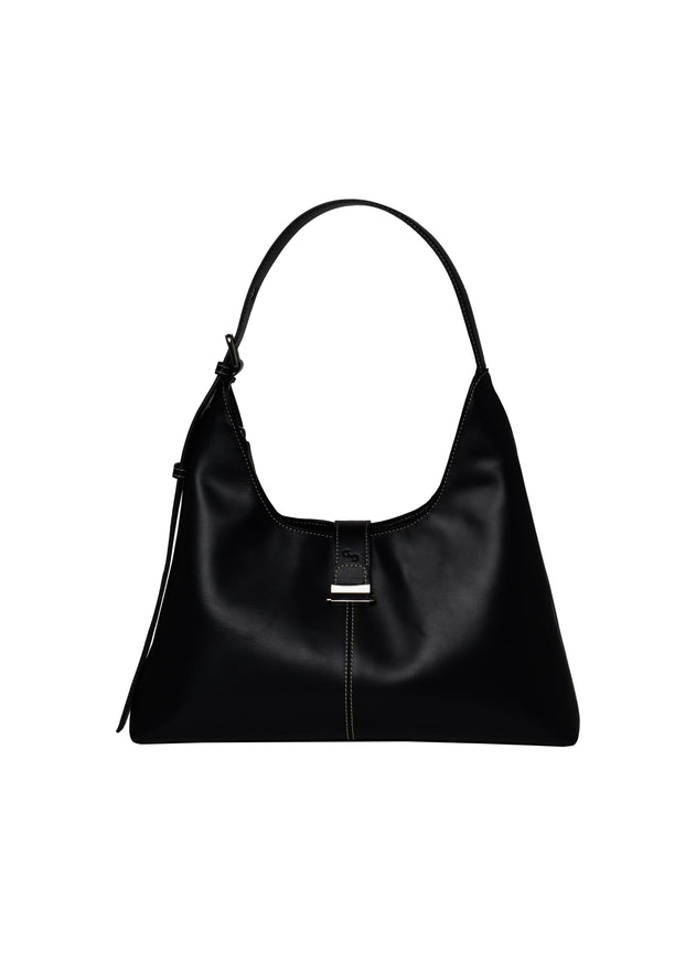 The Caviar Leather Bag Black