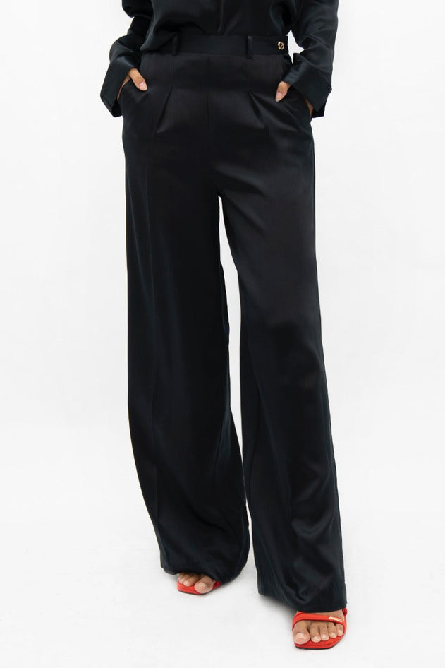 Branson Wide Leg Pants Black