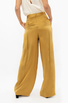 Branson Wide Leg Pants Mimosa Yellow