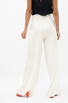 Branson Wide Leg Pants Pearl White