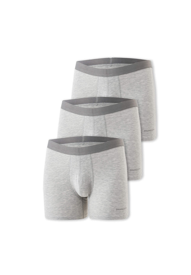 Brunno Boxer Brief 3 Pack Grey Melange
