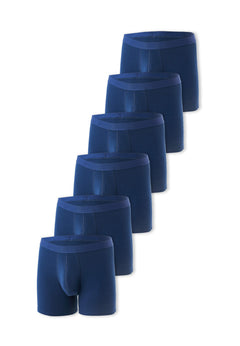 Brunno Boxer Brief 6 Pack Navy Blue