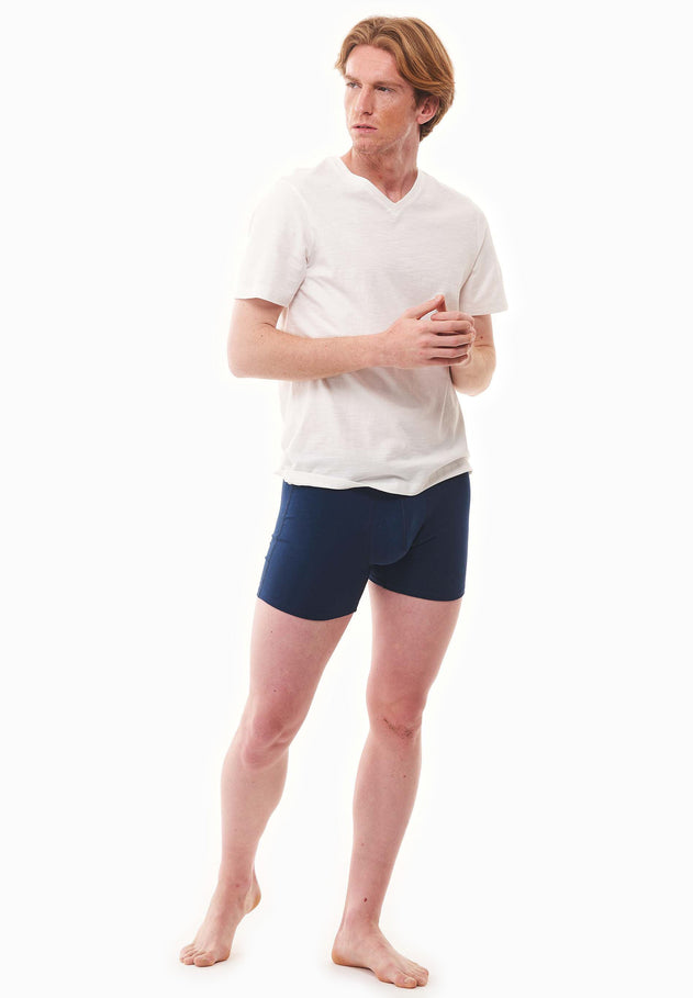 Brunno Boxer Brief 6 Pack Navy Blue