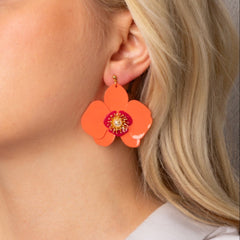 butterfly-orchid-stud-earrings-papaya-orange-model.jpg?v=1743709810