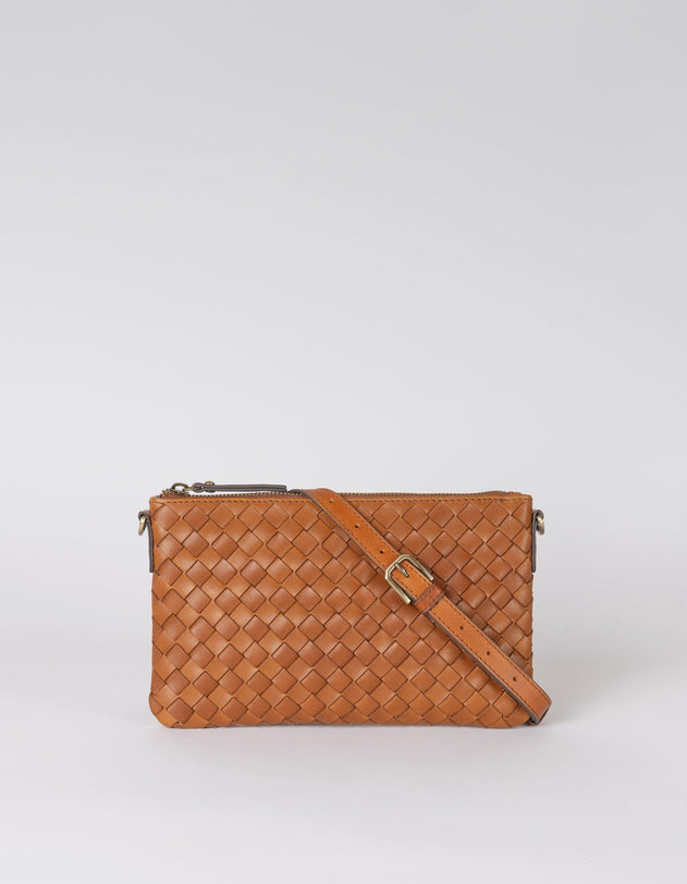Lexi Laukku Cognac Woven