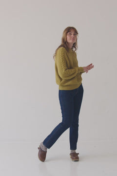 Turner Organic Cotton Sweater Mustard