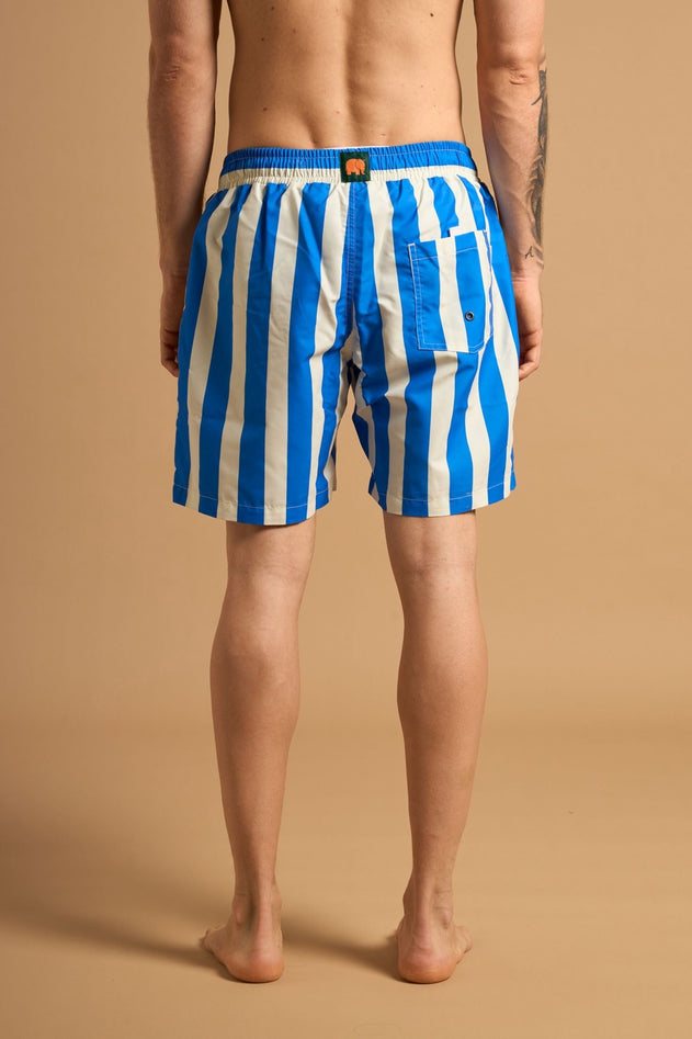 Beach Club SEAQUAL®YARN Swim Trunks Royal Blue