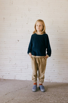 Kid's Galina Terry Pants Beige