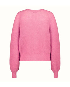 Elsie Mohair Cardigan Lollipop Pink