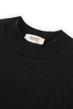 Gaudia Sweater Batwing Sleeve Merino Wool Black