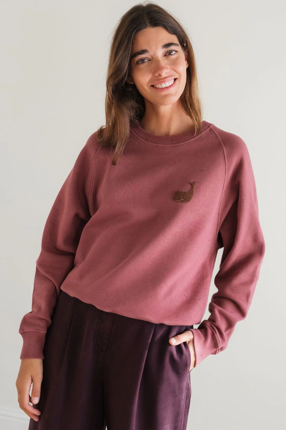 TWOTHIRDS Leskov Sweatshirt Burnt Berry Red