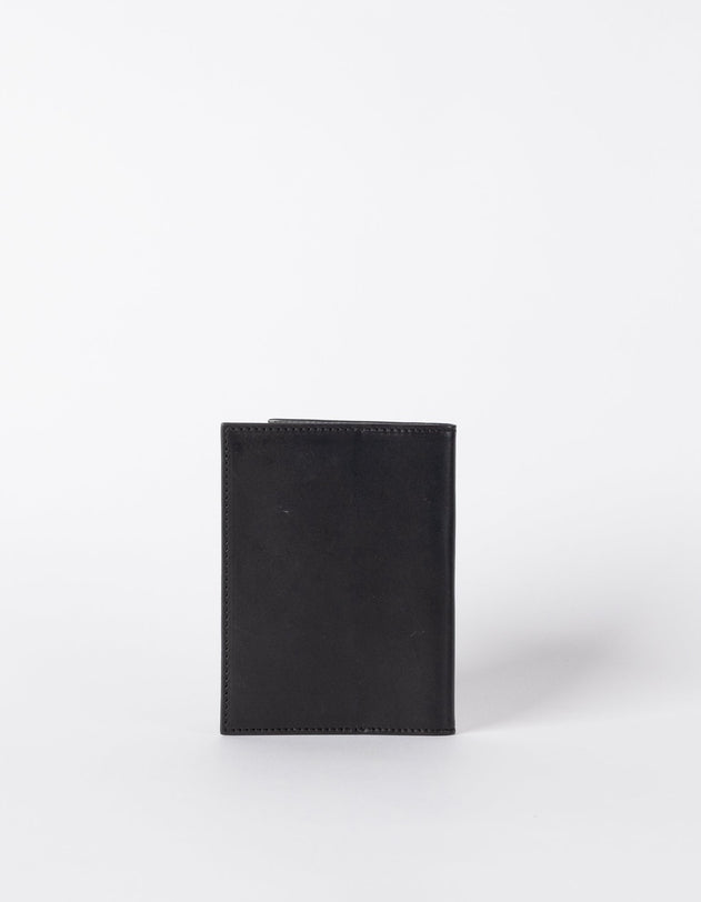 Passport Holder Classic Leather Black