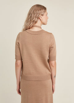 Knitted Merino Wool Top