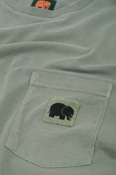 Garza Pigment T-Shirt Silver Green