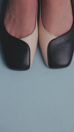 Diana Flats Black/Beige