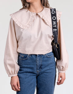 Shoulder Canvas Logo Strap Black & Black Classic Leather