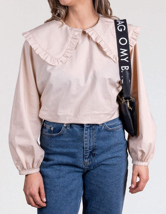 Shoulder Canvas Logo Strap Black & Black Classic Leather
