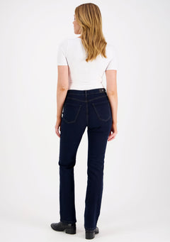 Caramel High Waist Jeans Dark Blue