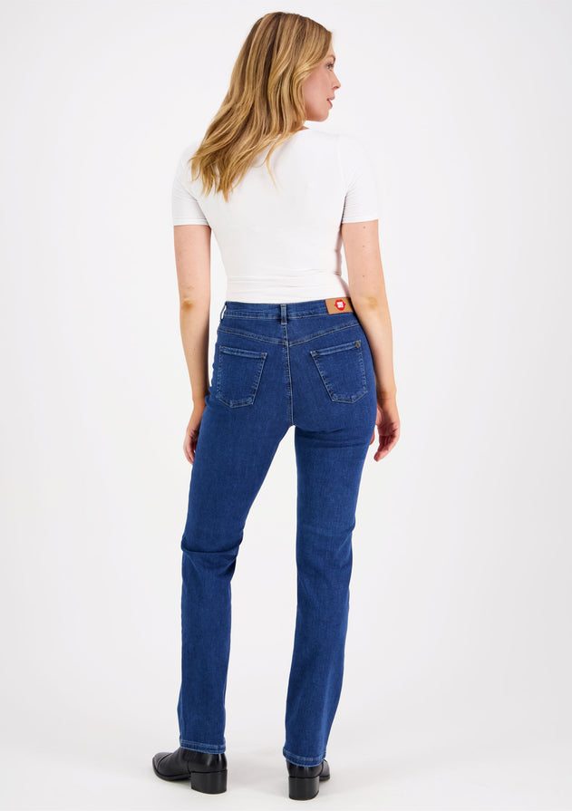 Caramel High Waist Super Stretch Jeans Blue