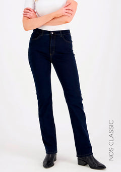 Caramel High Waist Jeans Dark Blue