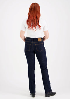 Carla Straight Fit Jeans Dark Blue