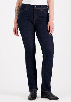 Carla Straight Fit Jeans Dark Blue