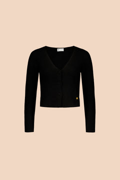 Cashmere Cardigan Black