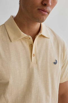 Castlegregory Polo Shirt Vintage Ecru - IVALO.COM