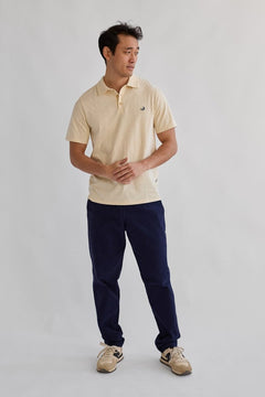 Castlegregory Polo Shirt Vintage Ecru - IVALO.COM